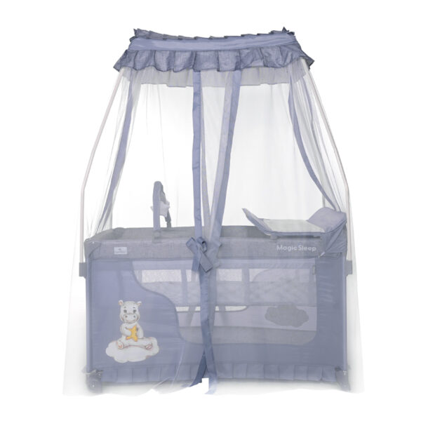 Pat pliant Lorelli MAGIC SLEEP Cool Grey HIPPO - imagine 3