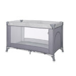 Кровать-манеж Lorelli TORINO 1 Grey STRIPED ELEMENTS