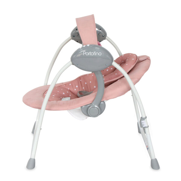 Șezlong-balansoar electronic Lorelli PORTOFINO Peach Beige STARS - imagine 2