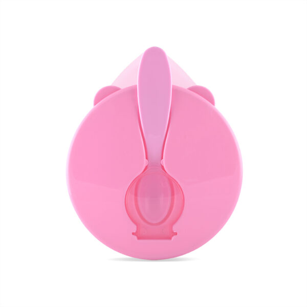 Миска с крышкой и ложкой Lorelli Pink — изображение 2