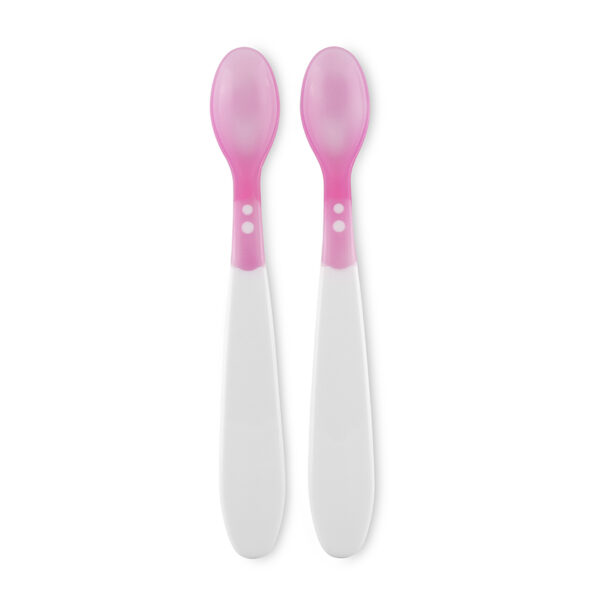 Set 2 lingurite termosensibile Lorelli Pink /10230590002/ - imagine 2