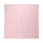 Scutec pled din muselina Lorelli 80x80 cm, Rose with Stars /10340092302/