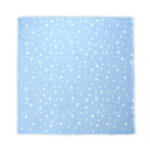 Scutec pled din muselina Lorelli 80x80 cm, Aquatic with Stars /10340092305/