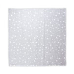 Scutec pled din muselina Lorelli 80x80 cm, Grey with Stars /10340092308/