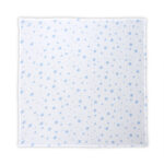 Scutec pled din muselina Lorelli 80x80 cm, White with Aquatic STARS /10340092304/