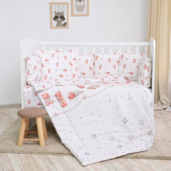 Набор постельного белья 7 эл., Lorelli LILY Bears&Pillow Beige — изображение 2