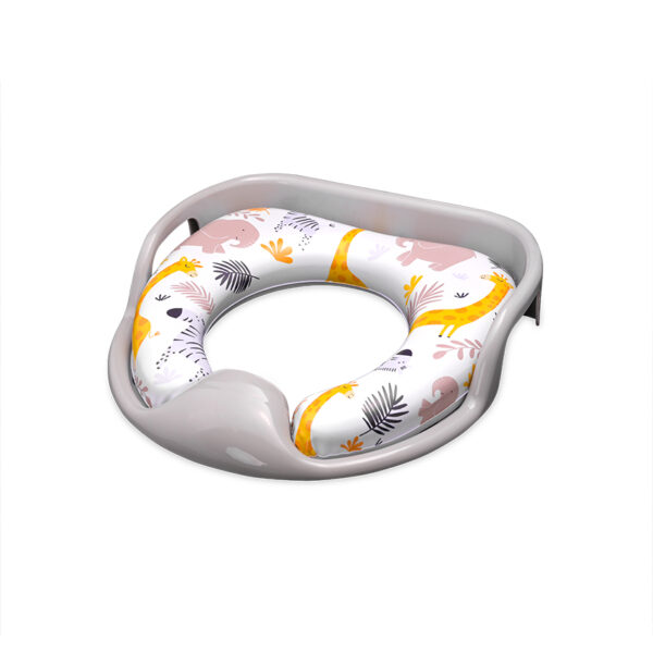 Мягкое сиденье на унитаз Lorelli ANIMALS Grey — изображение 2
