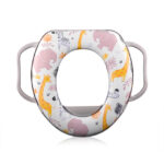 Reductor moale pentru toaleta cu manere Lorelli ANIMALS Grey /10130680010/