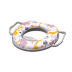 Reductor moale pentru toaleta cu manere Lorelli ANIMALS Grey /10130680010/ - imagine 2