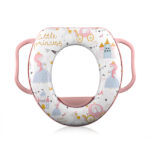 Мягкое сиденье на унитаз с ручками Lorelli PRINCESS Pink