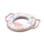 Reductor moale pentru toaleta cu manere Lorelli PRINCESS Pink /10130680007/ - imagine 2