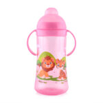 Бутылочка для кормления с ручками 330 ml, Lorelli PINK