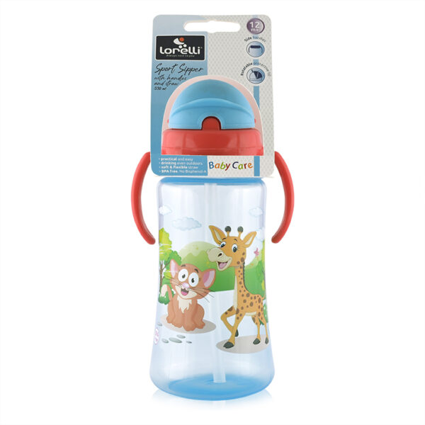 Бутылочка спорт с ручками 330 ml, Lorelli BLUE — изображение 2
