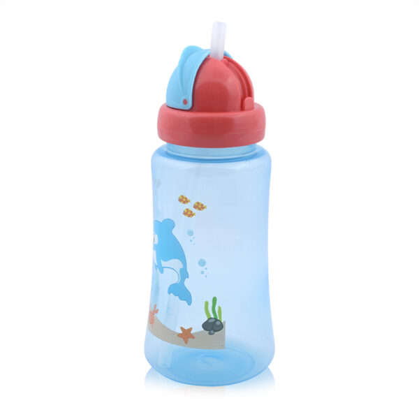 Бутылочка спорт с трубочкой 330 ml, Lorelli BLUE — изображение 3