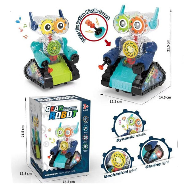 Gear Robot Electric, cu muzica si lumini - imagine 4