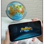 Glob interactiv iluminat, 20 cm, în limba engleză - imagine 5