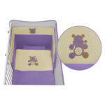 Set lenjerie de pat 5 elem., Lorelli JERSEY Violet