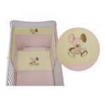 Set lenjerie de pat 5 elem., Lorelli JERSEY Pink