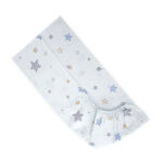 Cearceaf cu banda elastica 60×120 cm Lorelli BEAR WITH SWING BLUE