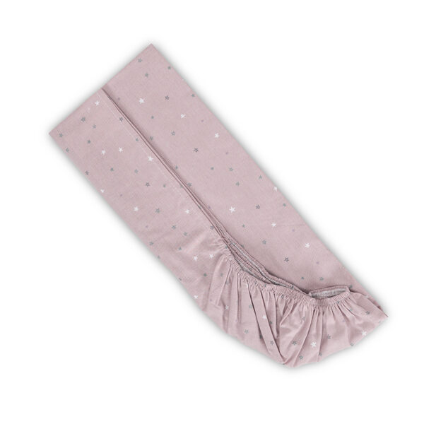 Простынь на резинке 98x65cм для кроватки-колыбели Lorelli SKY Pink — изображение 2
