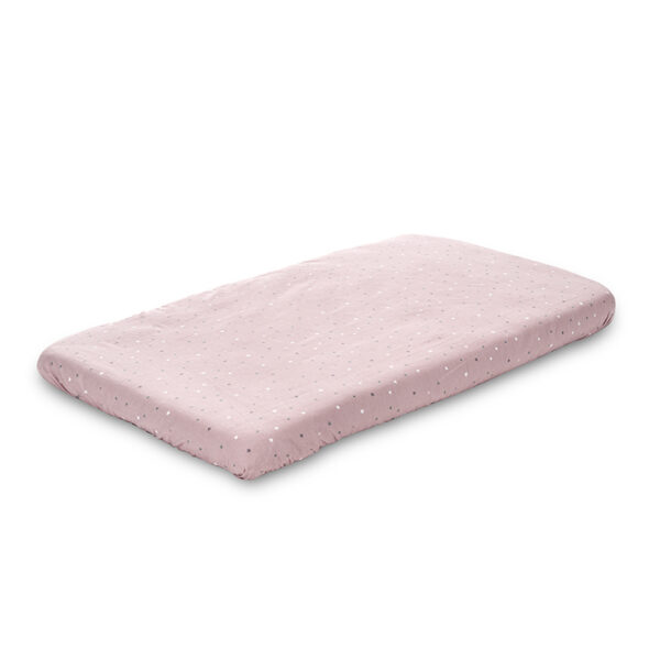 Простынь на резинке 98x65cм для кроватки-колыбели Lorelli SKY Pink — изображение 3