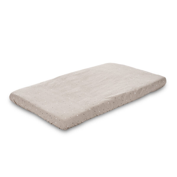 Cearceaf cu banda elastica 98x65cm Lorelli SKY Beige - imagine 3