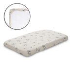 Простынь на резинке 98x65cм для кроватки-колыбели Lorelli JUNGLE Beige