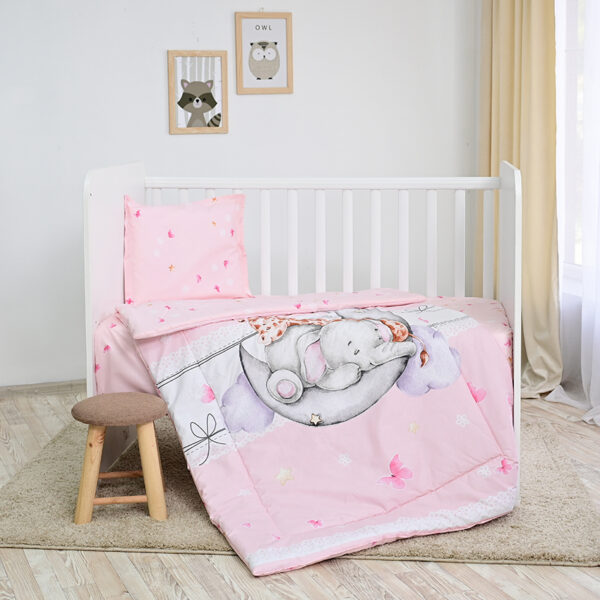 Набор постельного белья 3 эл. Lorelli BUTTERFLIES PINK — изображение 3