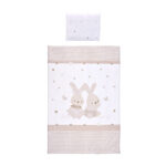Set lenjerie pat 3 elem. Lorelli HONEY BUNNY BEIGE