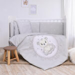 Набор постельного белья 7 эл., Lorelli SMILE BEAR GRAY