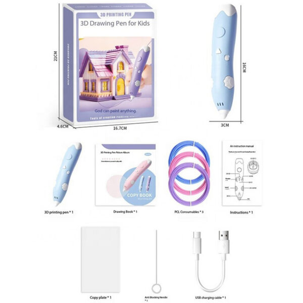 Creion 3D Printing Pen - imagine 2