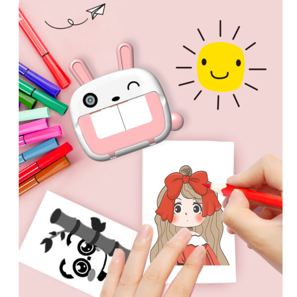 Aparat foto mini copii, wi fi, imprimare - imagine 6