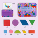 Joc educativ Montessori, Tangram - imagine 2