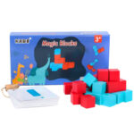 Деревянная логическая игра строительные блоки