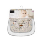Saltea respirabilă pentru carucior Kikkaboo Dreamy Fields Grey - imagine 3