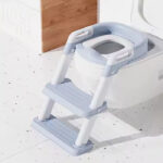 Adaptor WC cu scara si scaun anatomic moale PVC - imagine 2