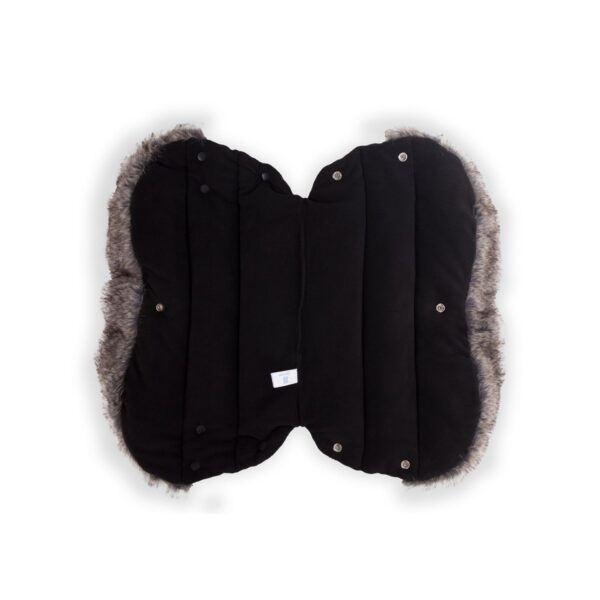Муфта для коляски LUXURY FUR Dots Beige — изображение 2