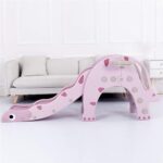 Горка для малышей DINO Pink