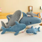 Jucărie moale SHARK, 60 cm - imagine 4
