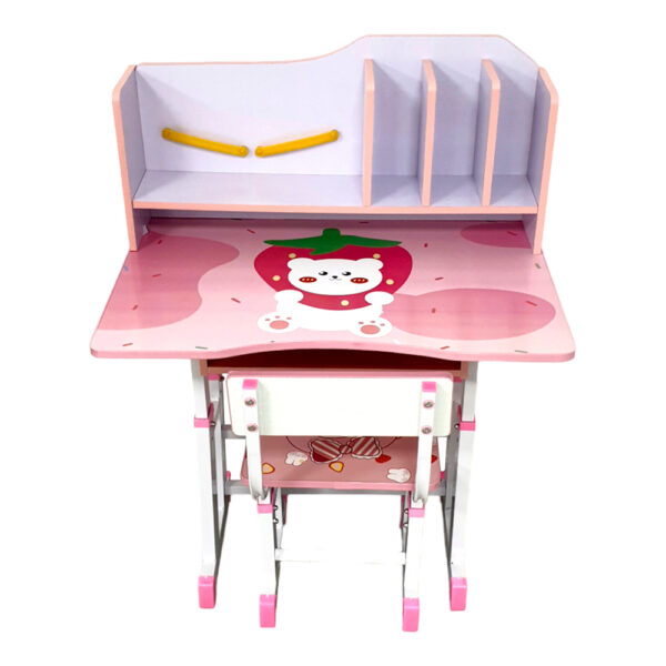 Set birou cu scaunel Glamvers BEAUTY Pink - imagine 2
