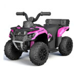 Mini ATV cu acumulator pentru copii 18-36 luni, ATV RACER 155 Pink