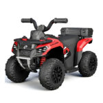 Mini ATV cu acumulator pentru copii 18-36 luni, ATV RACER 155 Red