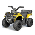 Mini ATV cu acumulator pentru copii 18-36 luni, ATV RACER 155 Yellow