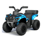 Mini ATV cu acumulator pentru copii 18-36 luni, ATV RACER 155 Blue