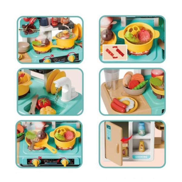 Bucatarie pentru copii SPRAY KITCHEN, 52 elem. - imagine 3