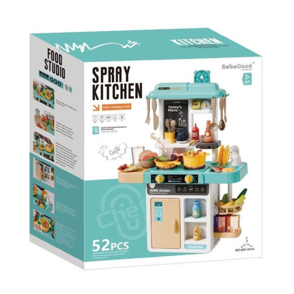 Bucatarie pentru copii SPRAY KITCHEN, 52 elem. - imagine 4