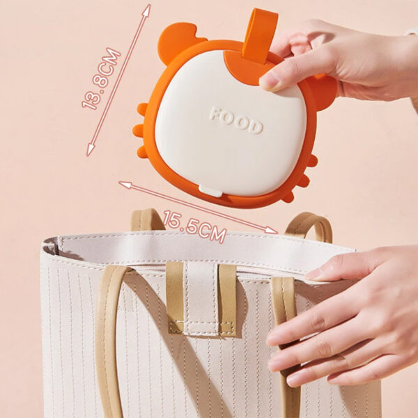 Set vesela CRAB pentru copii, din silicon - imagine 7