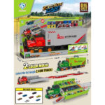 Set de joc 3-în-1 TREN-PARCARE-TRASEU - imagine 2
