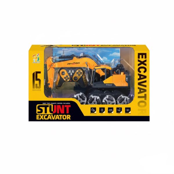 Радиоуправляемый экскаватор-трюкач Stunt Excavator (15 каналов) — изображение 2