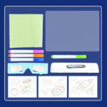 3D доска для рисования Magic Drawing Board с 3D очками — изображение 8